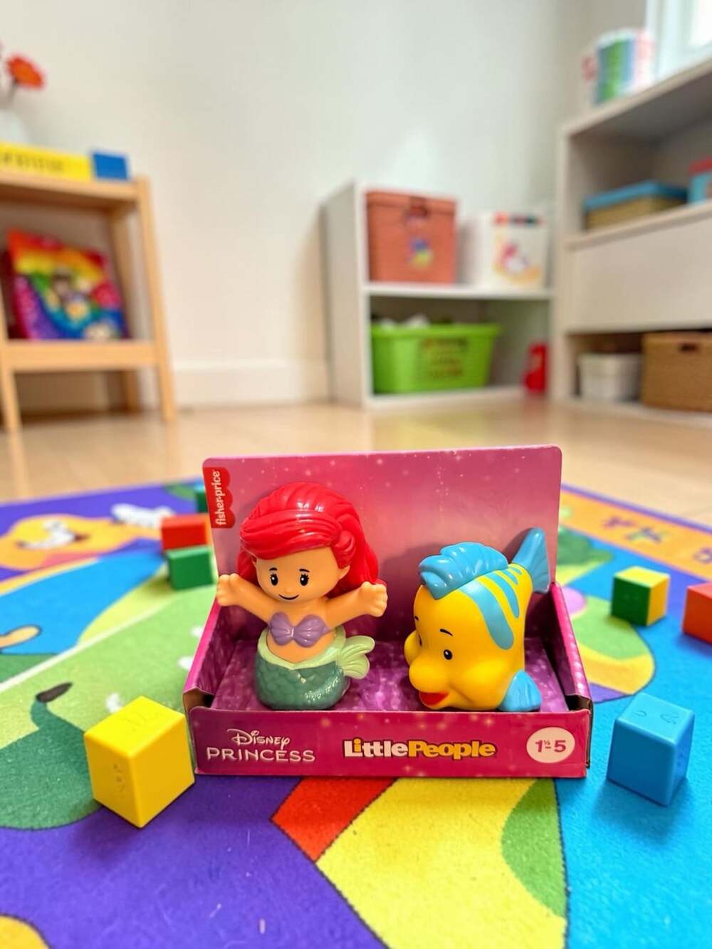 Fisher Price Little People Disney Princess Ariel and Flounder NEW